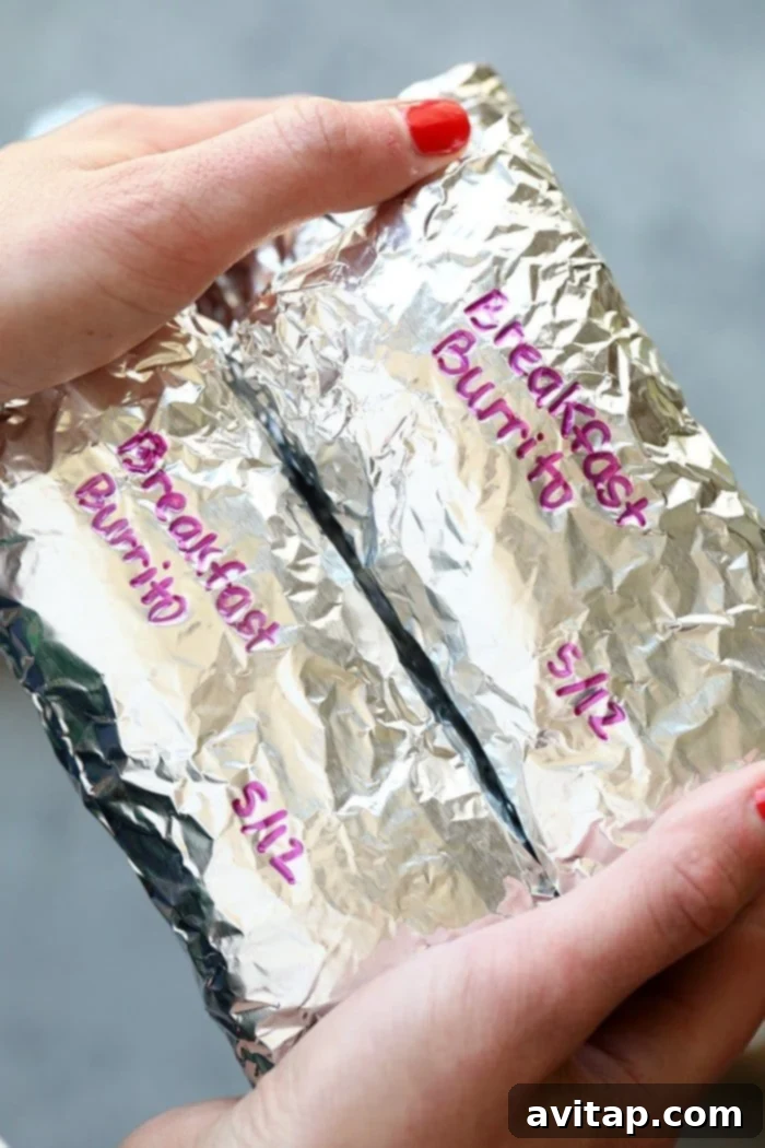 Freezer-Friendly Breakfast Burritos 2 These Make Ahead Freezer Breakfast Burritos are the perfect grab-n-go breakfast choice for your busy mornings! They are packed with veggies and protein to keep your energy up all day!
