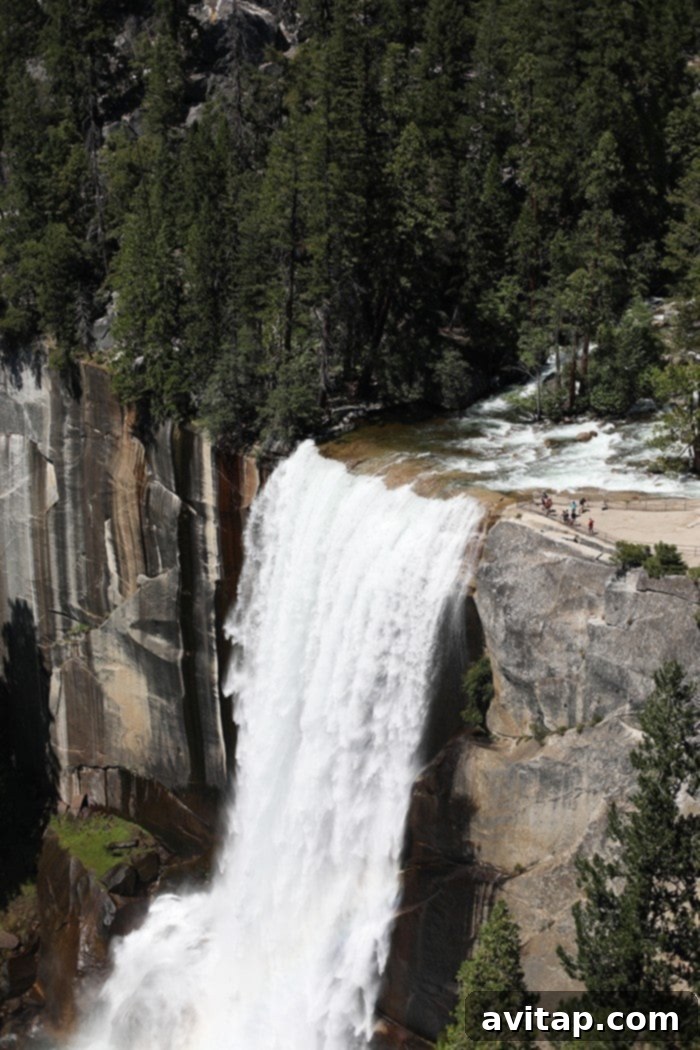 Panoramic view of Yosemite Valley from a high elevation, a reward after a long hike