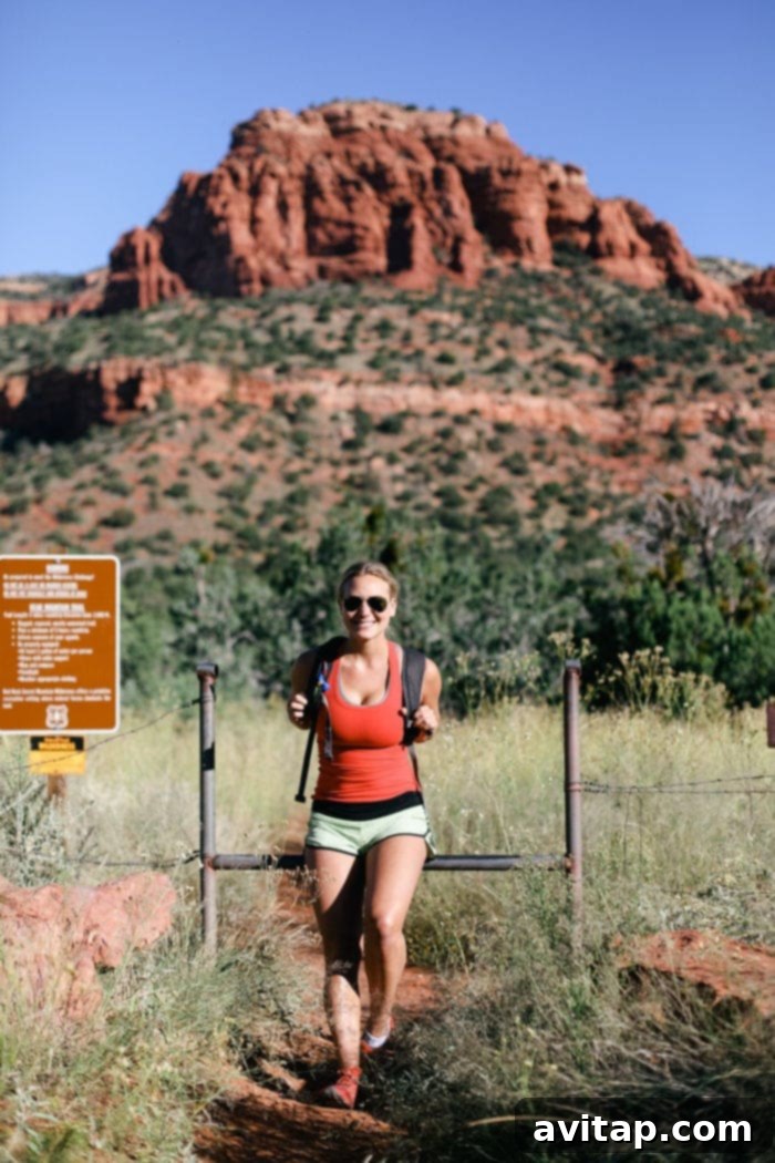 Stunning red rock formations and panoramic views from Bear Mountain in Sedona, Arizona.