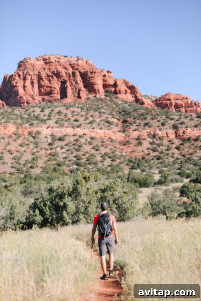 Sweeping views of Sedona's unique landscape from the summit of Bear Mountain.