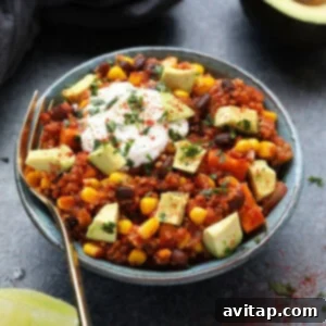 Delicious Slow Cooker Mexican Quinoa