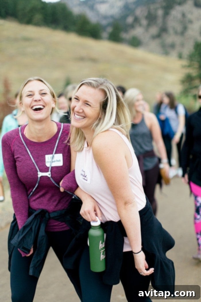 Retreat Lower Body Blast Countdown 7 Attendees sharing a moment of connection and conversation at the wellness retreat.