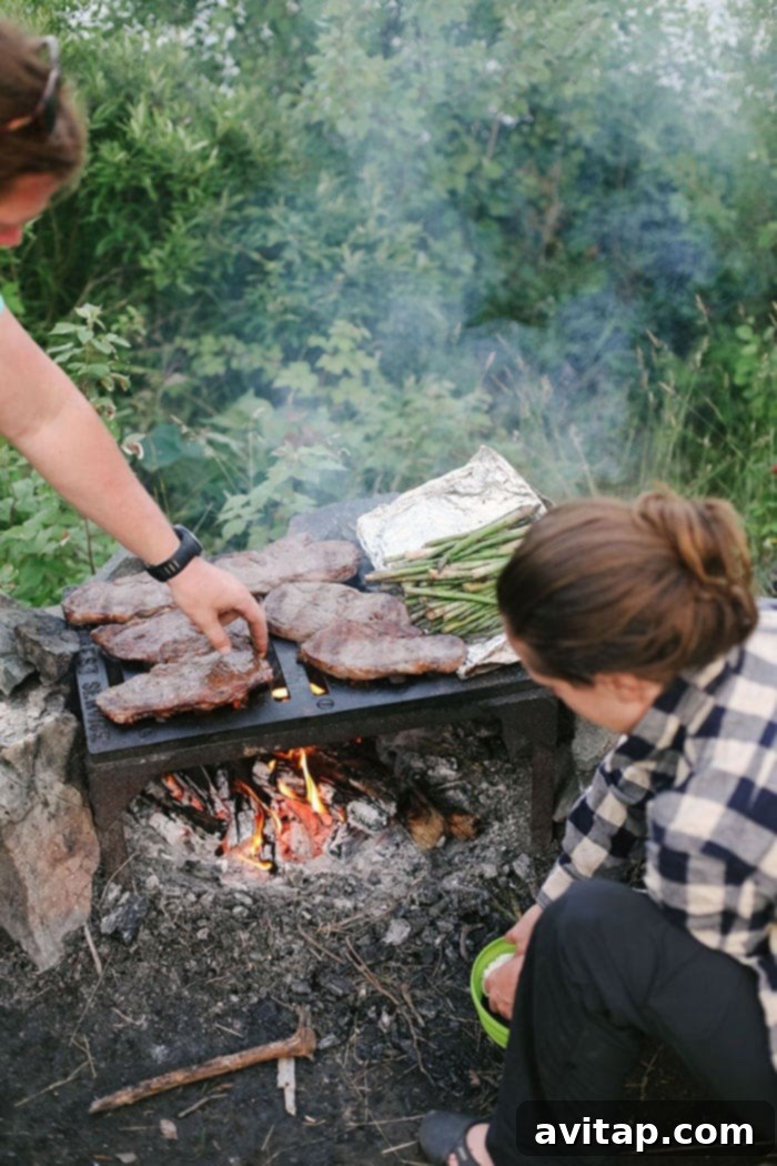Campsite cooking in the BWCA