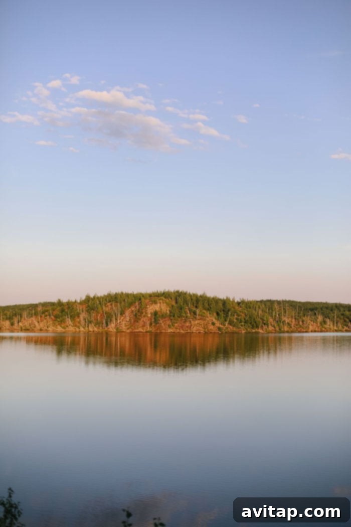 Jasper Lake in the BWCA at sunset