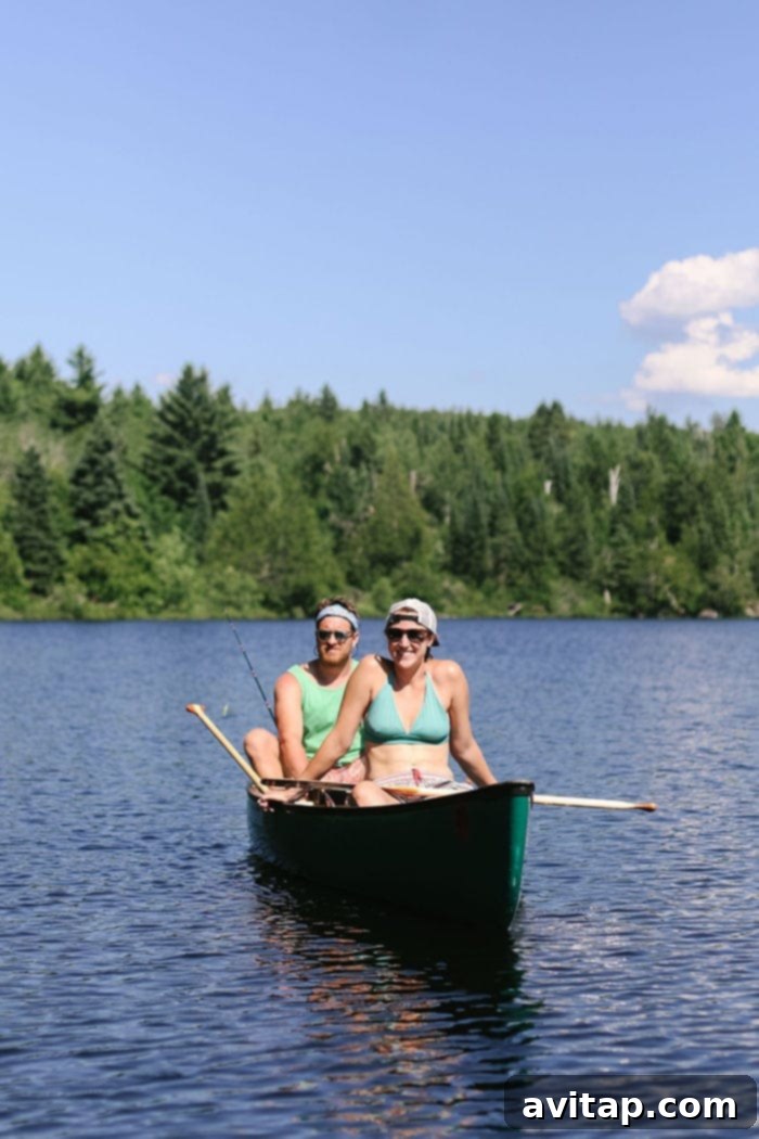 Fit Foodie Finds canoeing in the BWCA