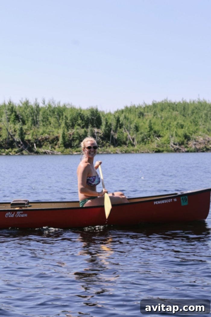 Fit Foodie Finds canoeing in the BWCA