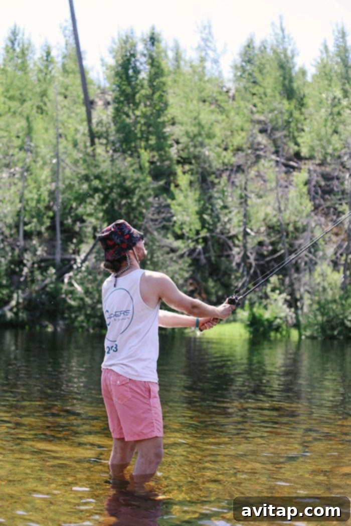 Fishing in the BWCA from shore