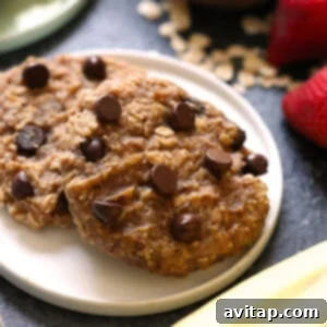 Vegan chocolate chip cookies on a plate.