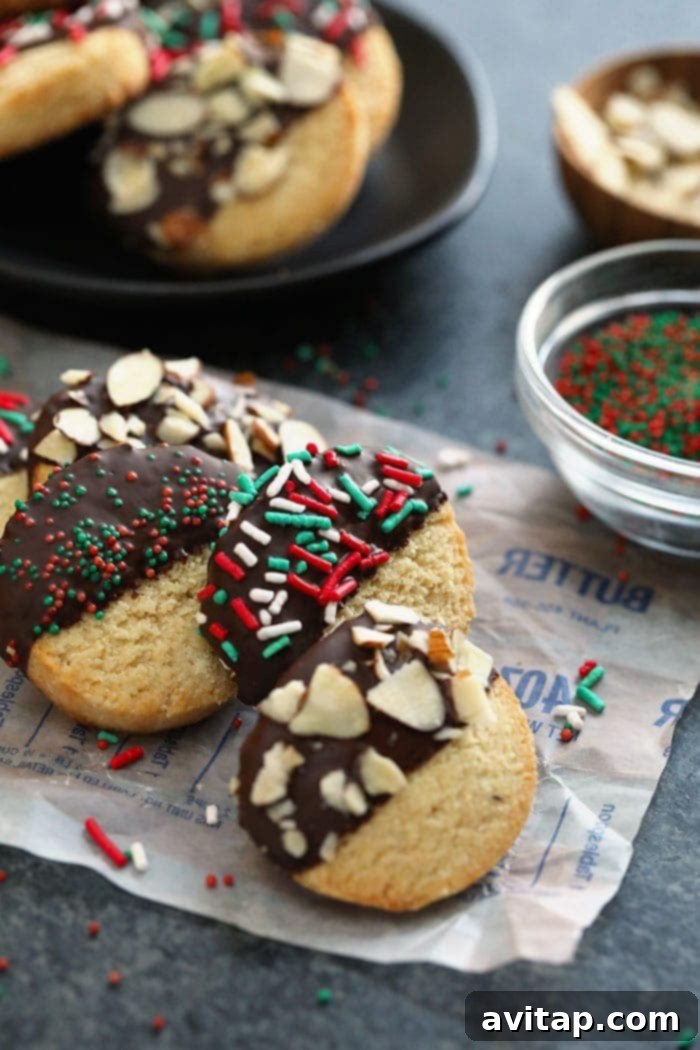 Gluten-free shortbread almond flour cookies, beautifully arranged on a cooling rack.