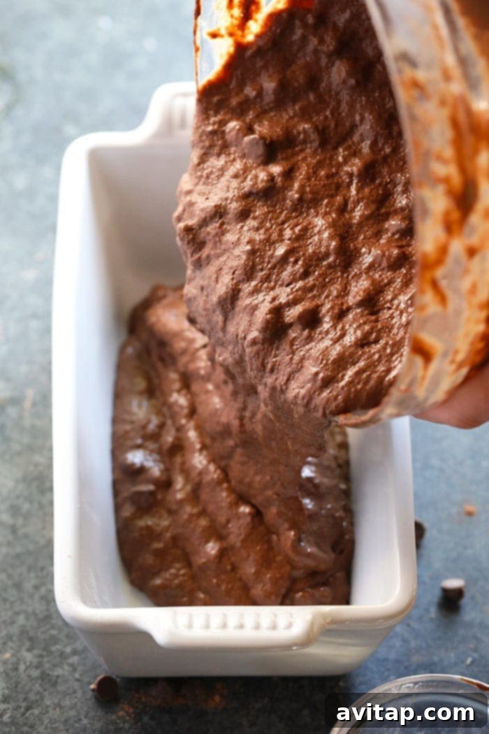 Freshly Baked Banana Bread in Loaf Pan