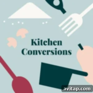 Handy kitchen conversion chart image.