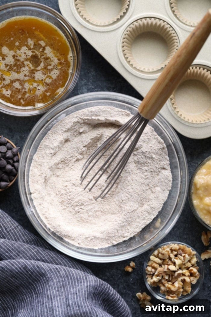 Six different types of healthy muffins arranged beautifully