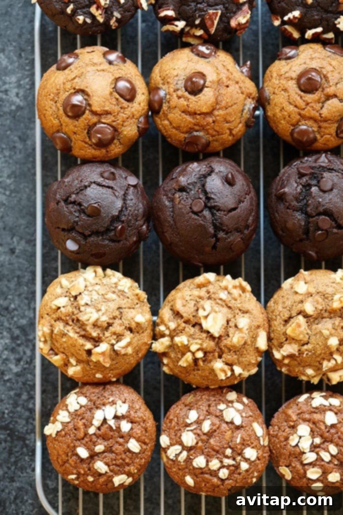 Close-up of a perfectly baked healthy muffin showing its moist interior