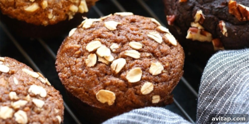 Apple Cinnamon Muffins with apple slices and cinnamon