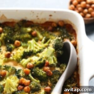 Comforting Vegan Cheesy Broccoli Casserole 2 Vegan Broccoli and Cheese Casserole