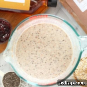 overnight oats in container.