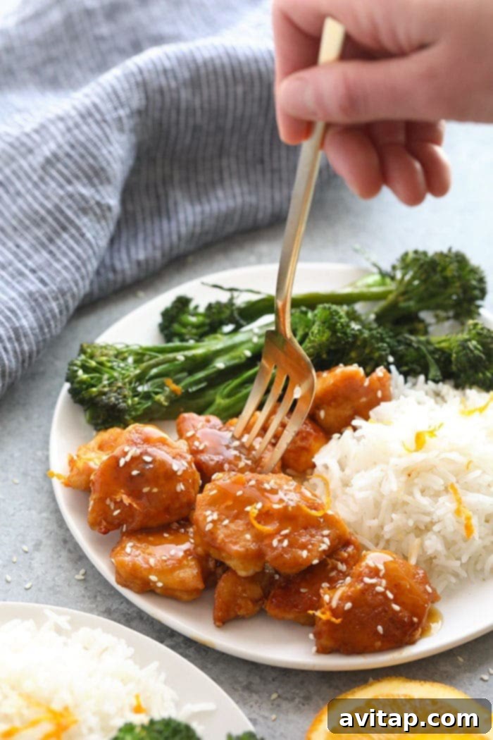 Healthy Orange Chicken