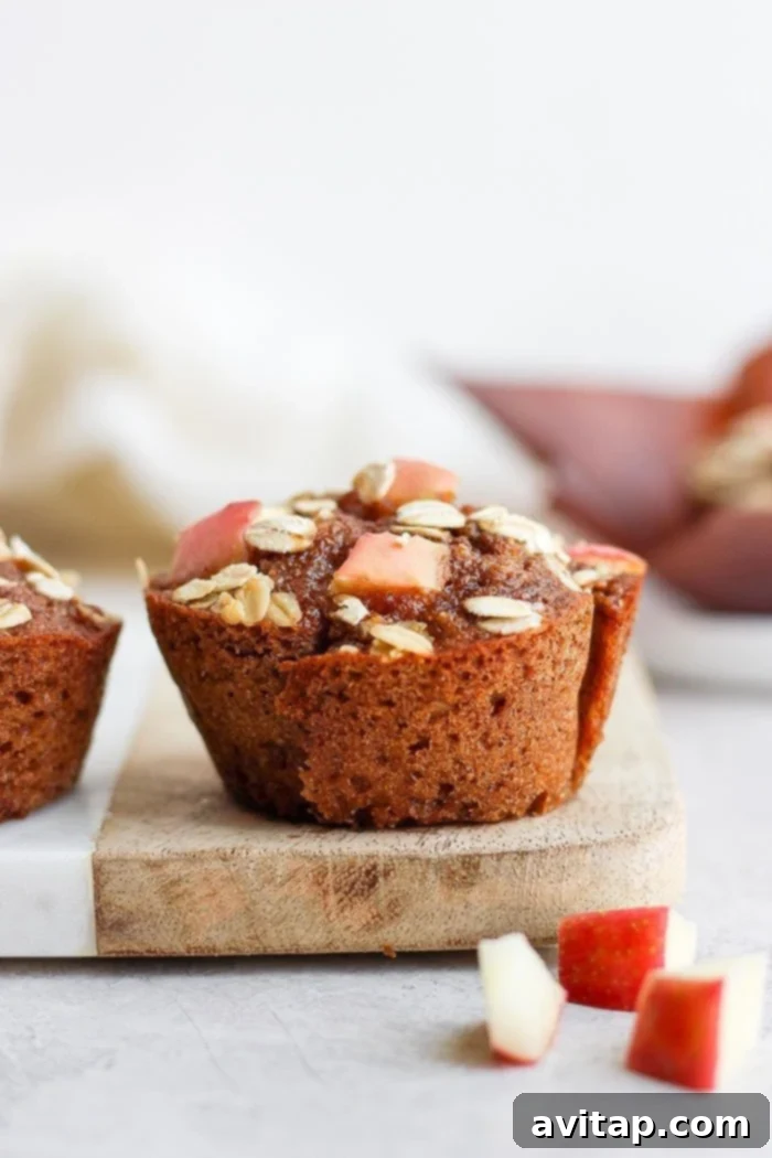 frozen apple cinnamon muffins in a freezer bag