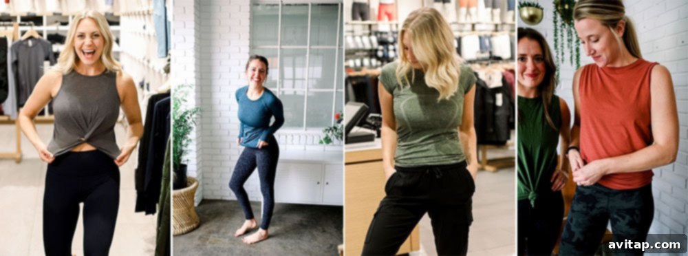 Lululemon Fall workout tops: breathable and flexible designs