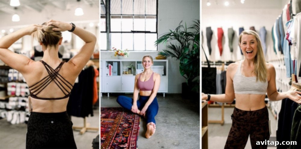 Lululemon Fall workout bras for yoga, HIIT, and running
