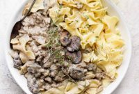 Hearty Ground Beef Stroganoff