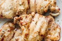 Sweet & Tangy Honey Mustard Grilled Boneless Thighs
