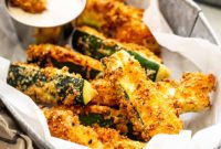 Crispy Air Fryer Zucchini Sticks