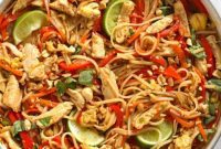 Zesty Chicken Pad Thai