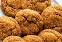 Warm Spiced Pumpkin Ginger Molasses Cookies