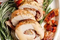 Gourmet Thanksgiving Turkey Roulade with Italian Sausage