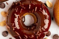 Decadent Peanut Butter Protein Donuts with Chocolate Protein Frosting