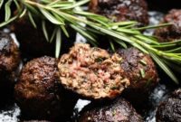 Savory Rosemary Thyme Meatballs