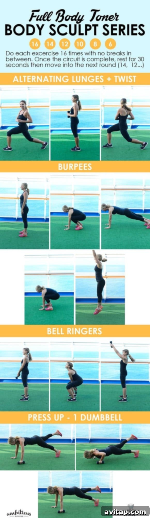 Got a dumb bell? Do this Full Body Toner Workout that'll work your entire body! 