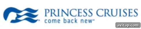 Promotional banner for Princess Cruises