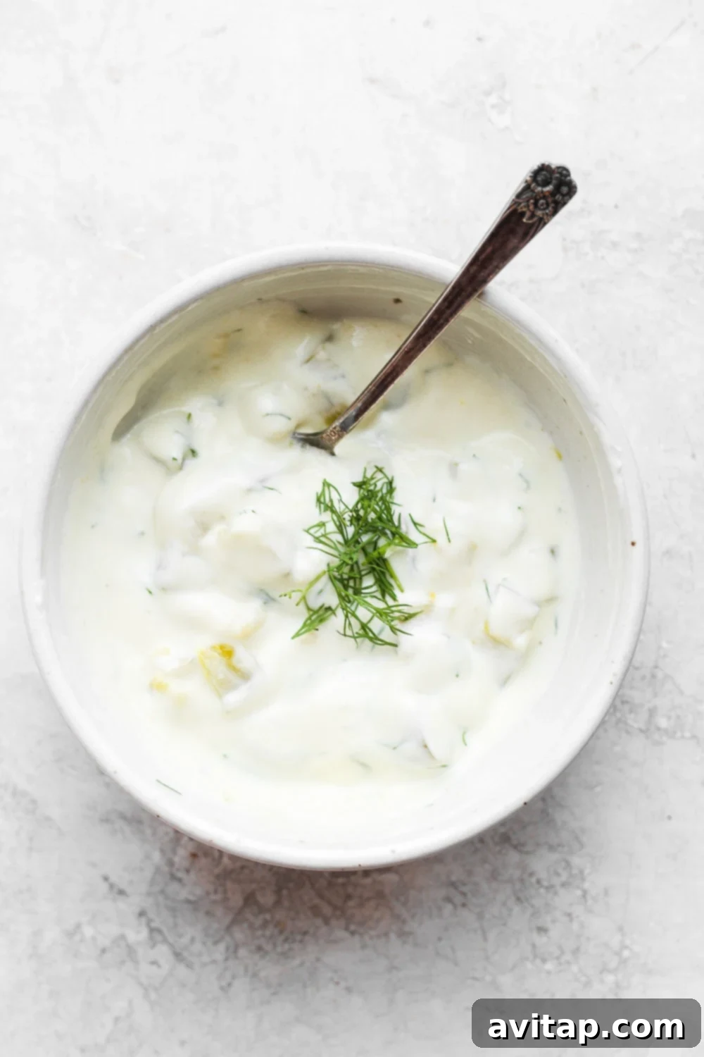 dill pickle dip in bowl