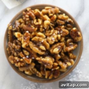 10 Minute Candied Walnuts