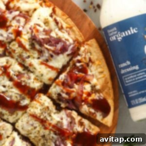 BBQ Chicken Pizza with Caramelized Onions