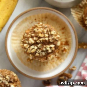 Delicious One-Bowl Banana Nut Muffins