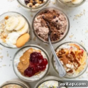 A bowl of oatmeal with berries, bananas, and granola, showing a final garnished serving.