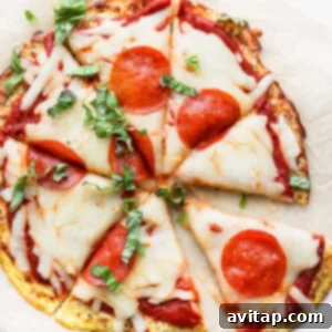 Cauliflower Pizza on a baking sheet