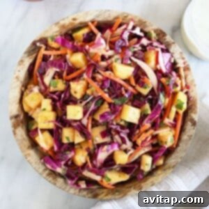 pineapple coleslaw