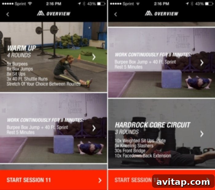 The Northface Mountain Athletics App Interface