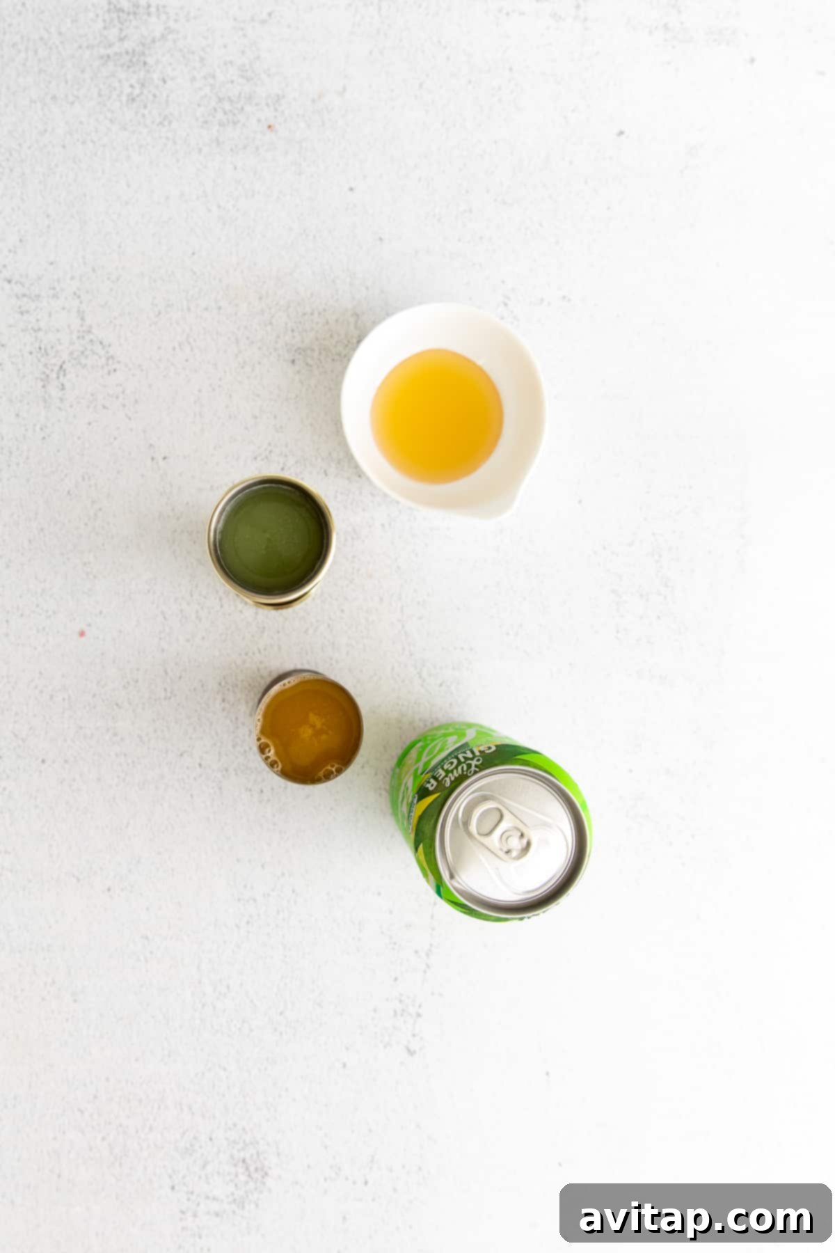 margarita ingredients on countertop.