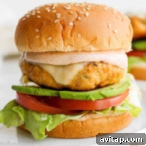 Chicken burger on a plate, showcasing its delicious appearance.