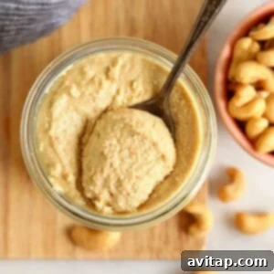 Homemade cashew butter