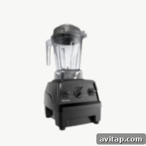 A high-speed blender on a clean background, ready for making smooth batters.