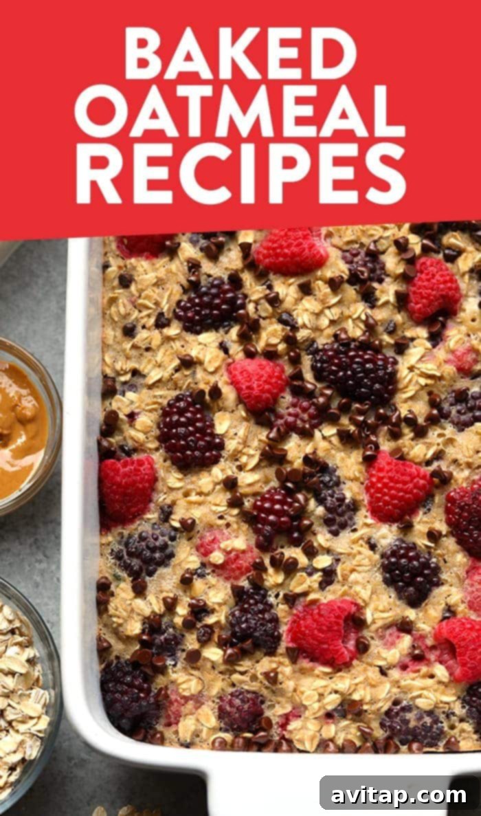 A pan of freshly baked oatmeal, sliced into servings, ready to be enjoyed as a hearty and comforting breakfast.