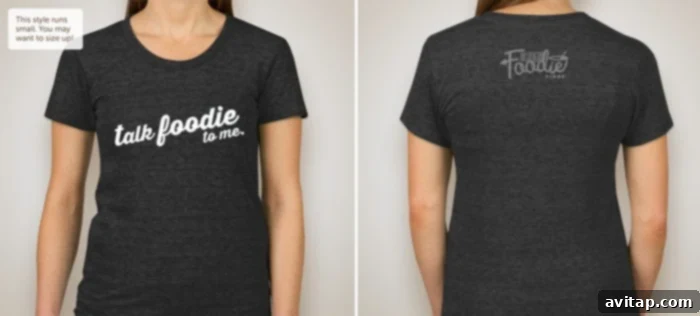 FFF's Fifth Birthday Celebration 9 Talk Foodie to Me T-Shirt Merchandise