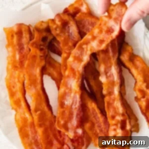 cooked bacon