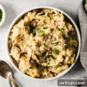 Effortless Creamy Mushroom Risotto 7 Instant Pot Mushroom Risotto